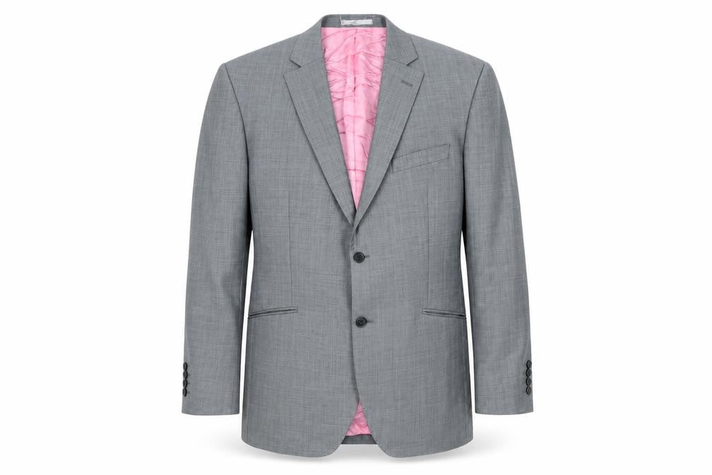 Mens UK Size 44 Aspen & Court Regular Grey Suit Jacket