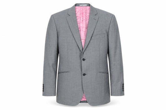 Mens UK Size 44 Aspen & Court Regular Grey Suit Jacket