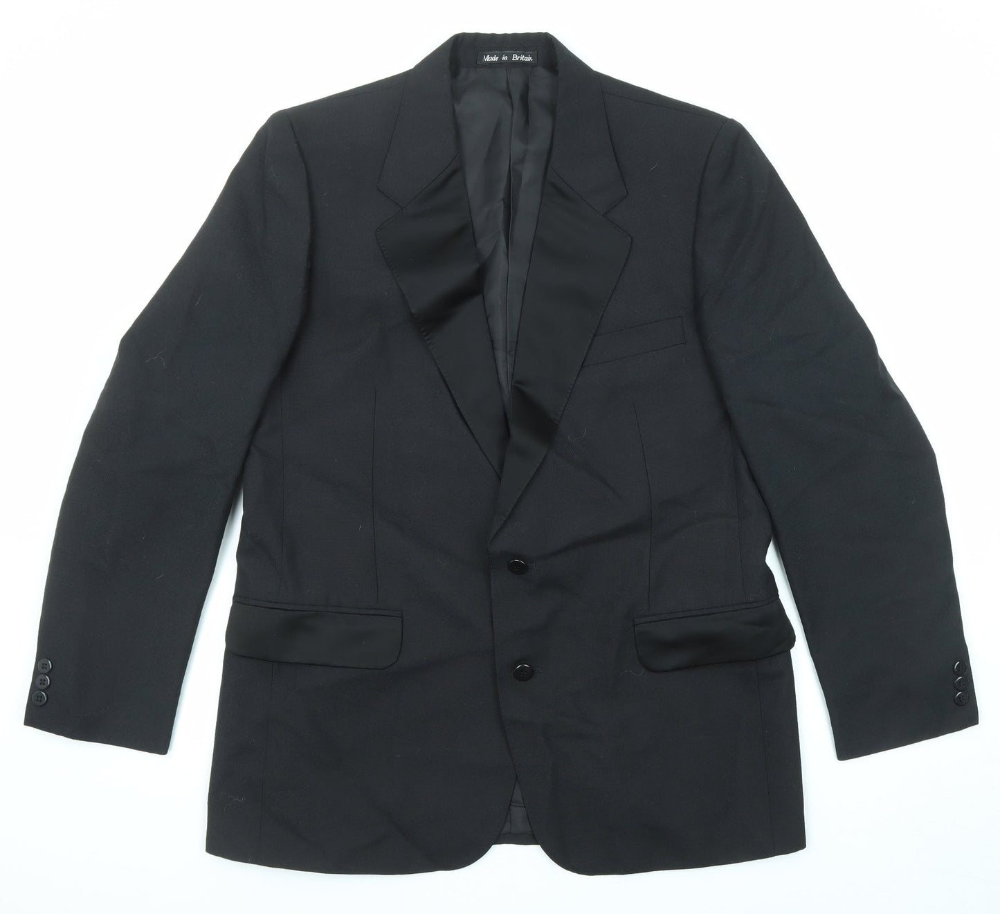 Mens UK Size 42 Dunn & Co Regular Black Suit Tuxedo