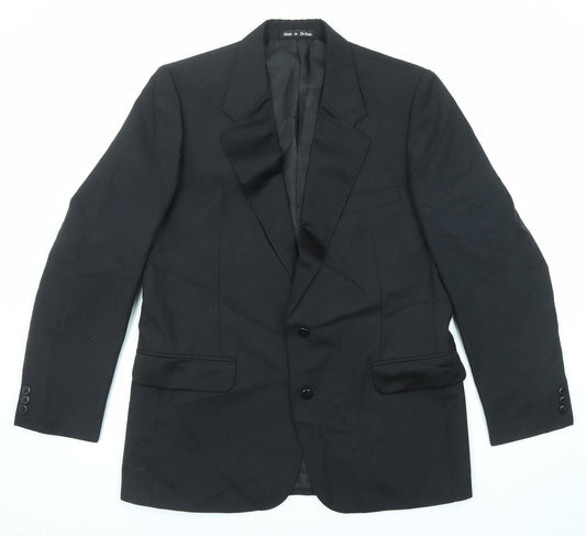 Mens UK Size 42 Dunn & Co Regular Black Suit Tuxedo