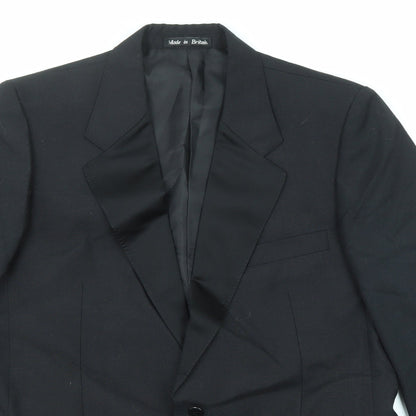 Mens UK Size 42 Dunn & Co Regular Black Suit Tuxedo