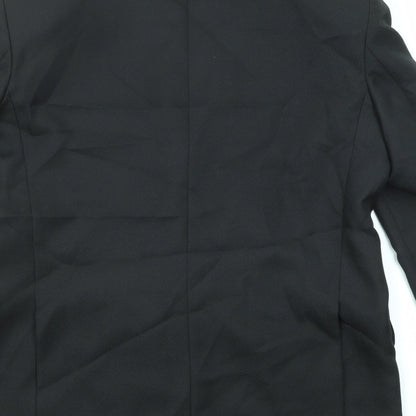 Mens UK Size 42 Classic Regular Black Suit Jacket
