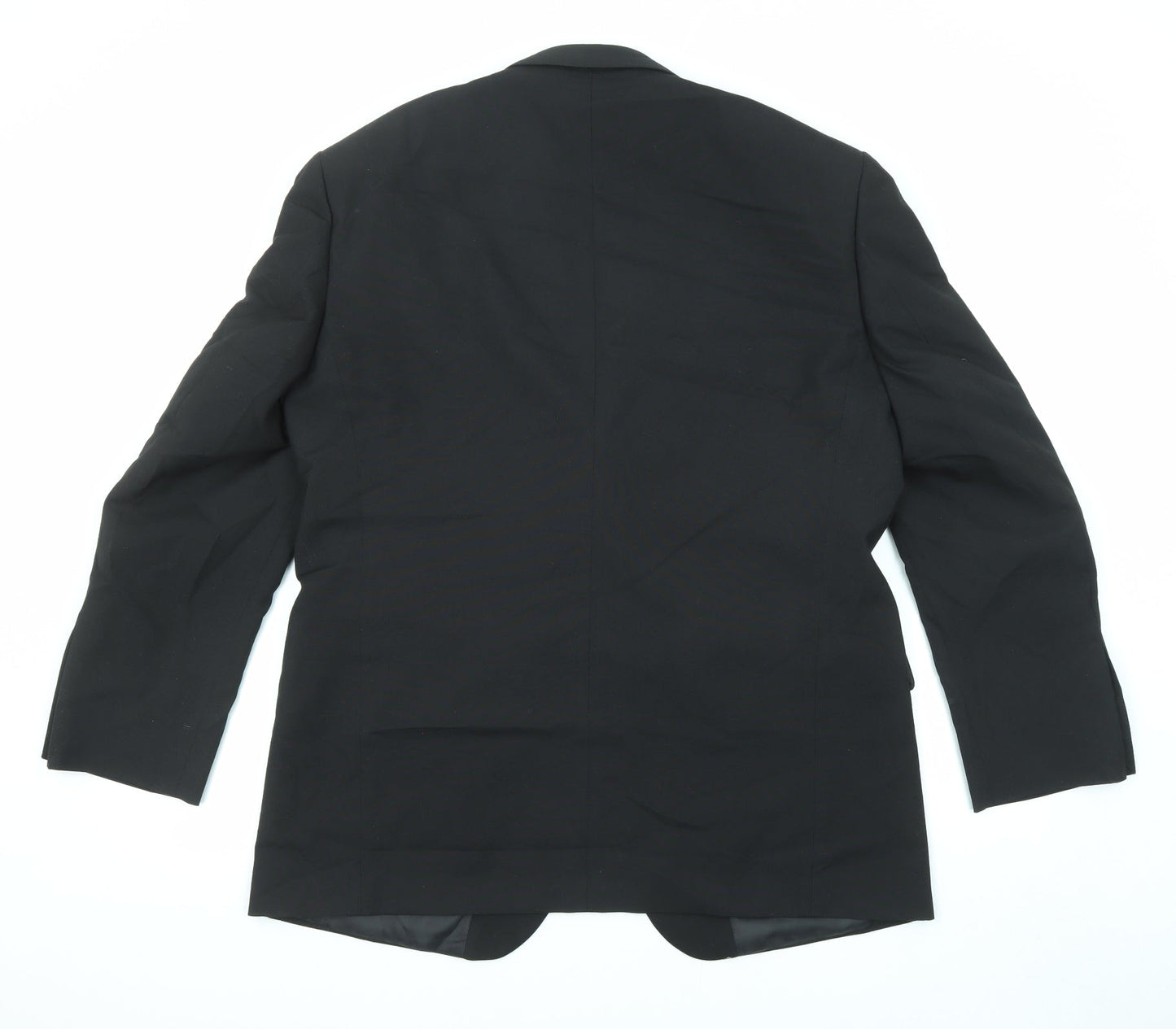 Mens UK Size 42 Marks and Spencer Regular Black Suit Tuxedo