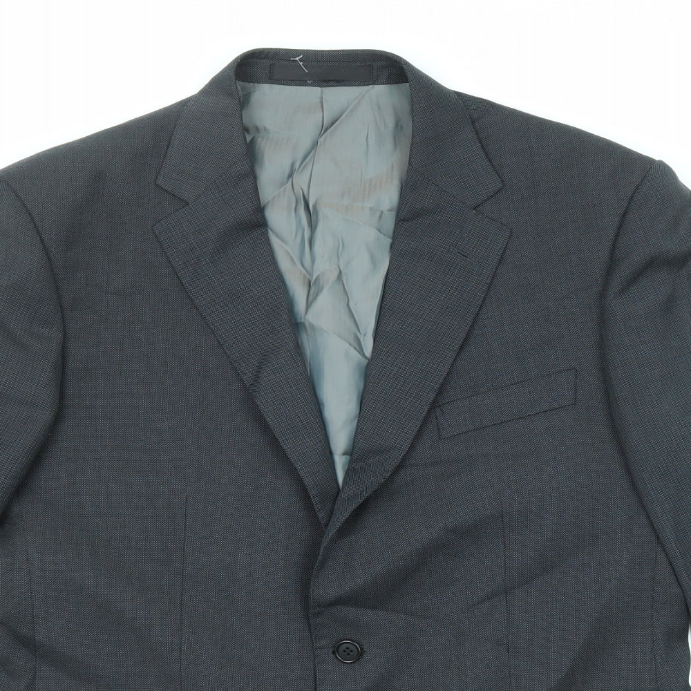 Mens UK Size 42 Marks and Spencer Regular Black Suit Jacket