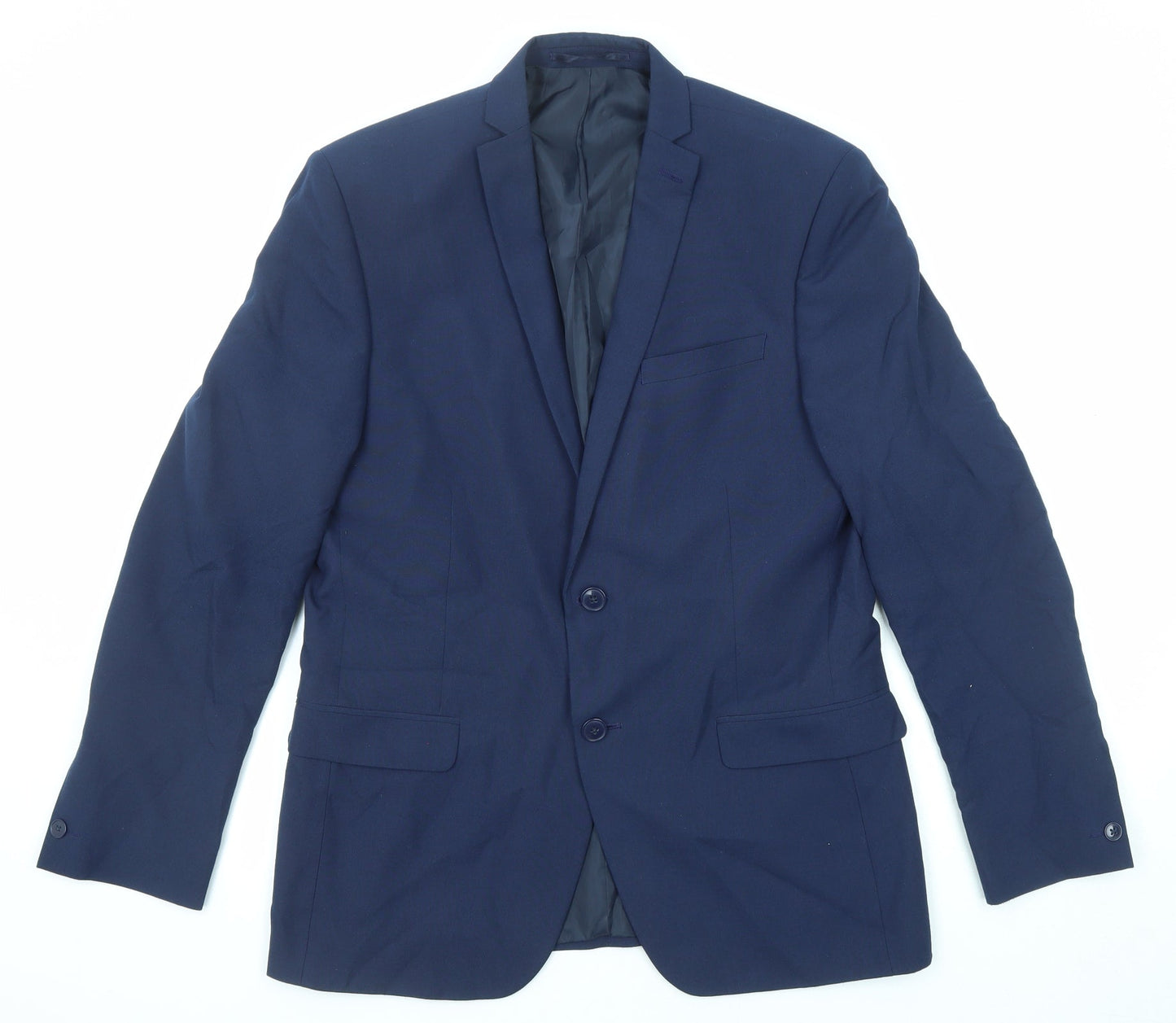 Mens UK Size 40 Red Herring Regular Blue Suit Jacket