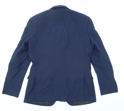 Mens UK Size 40 Red Herring Regular Blue Suit Jacket