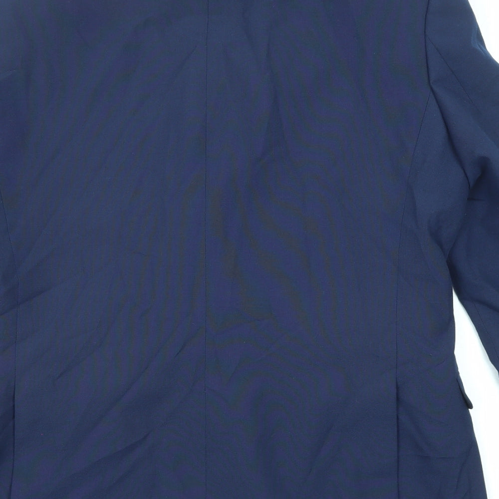 Mens UK Size 40 Red Herring Regular Blue Suit Jacket