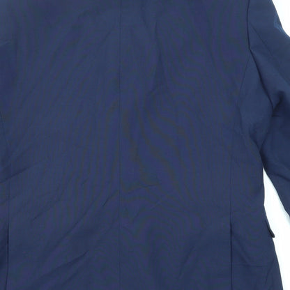 Mens UK Size 40 Red Herring Regular Blue Suit Jacket