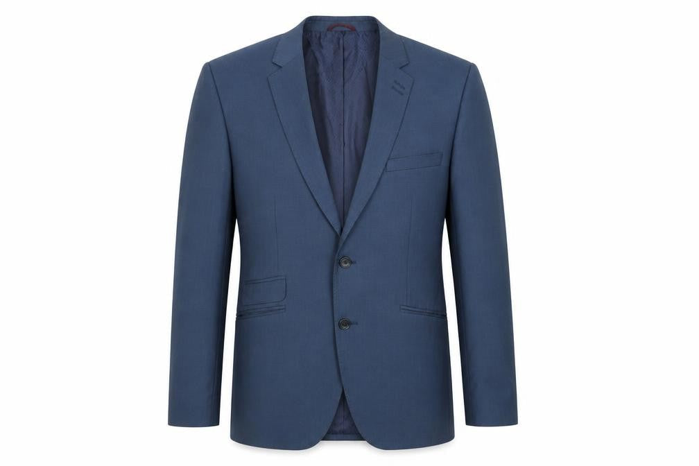 Mens UK Size 42 Burton Regular Blue Suit Jacket