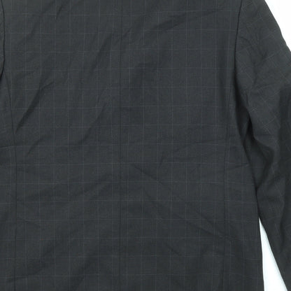 Mens UK Size 38 Zantos Regular Black Suit Jacket