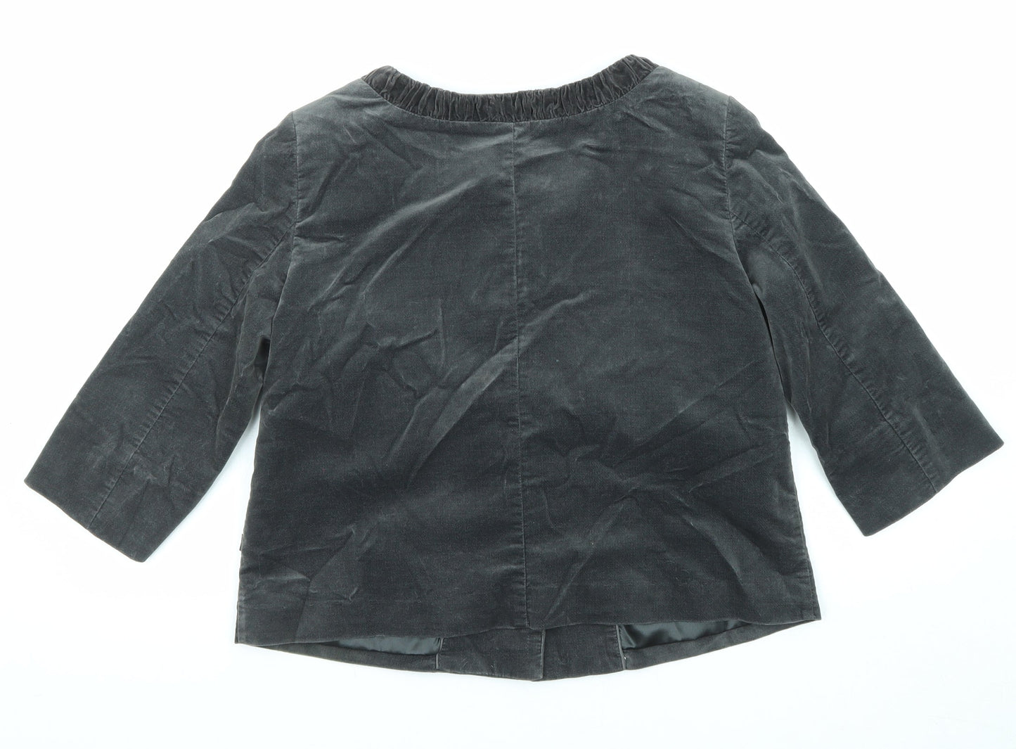 Vackpot Womens Grey Jacket Size 8 Button