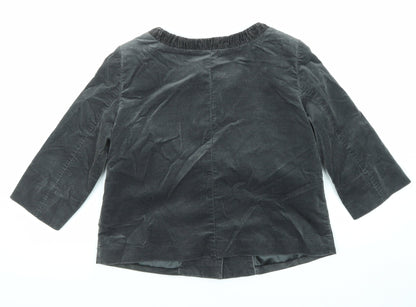 Vackpot Womens Grey Jacket Size 8 Button