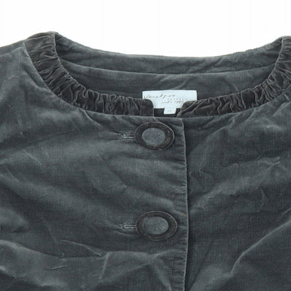 Vackpot Womens Grey Jacket Size 8 Button