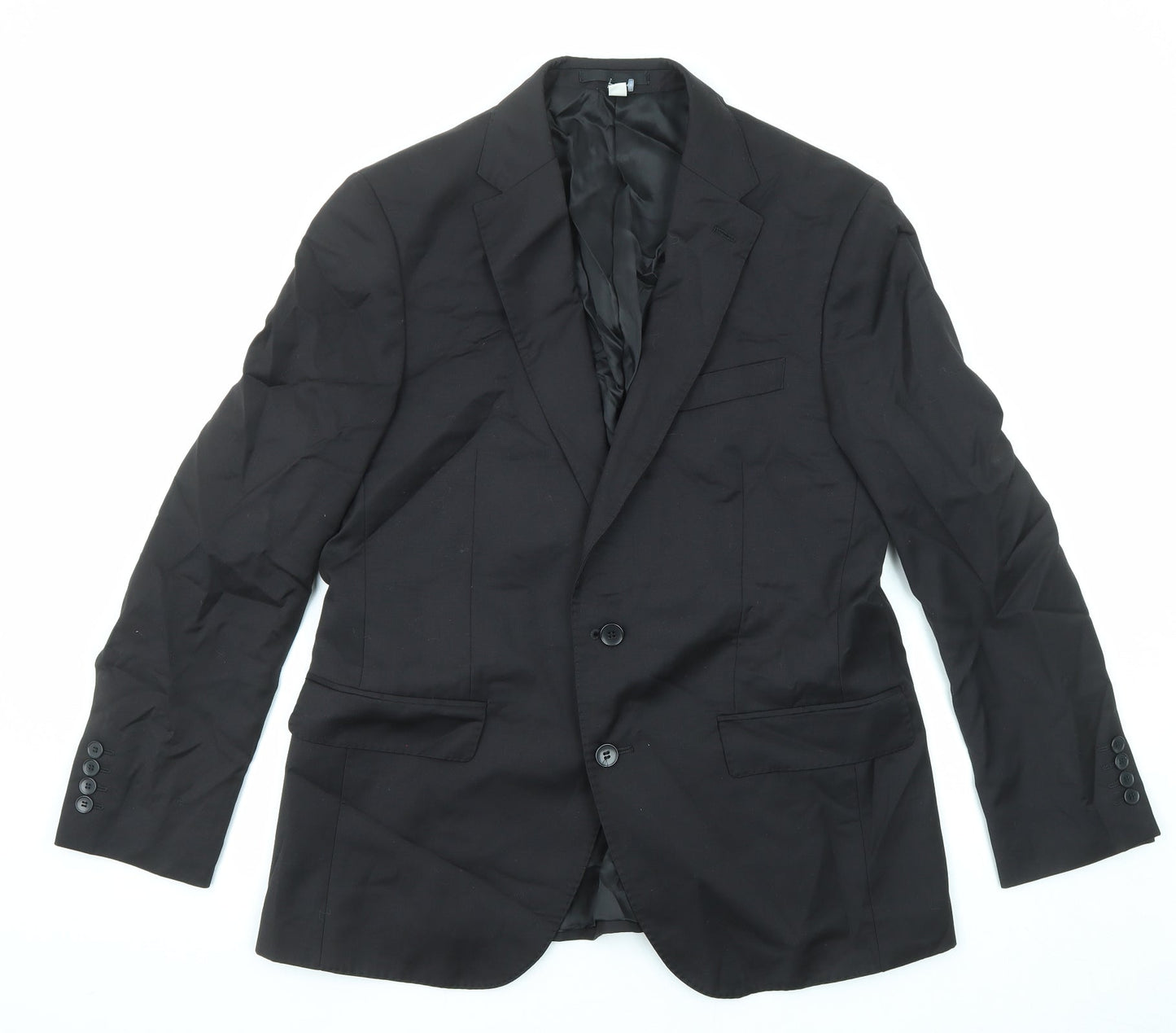Mens UK Size 40 Marks and Spencer Regular Black Suit Jacket
