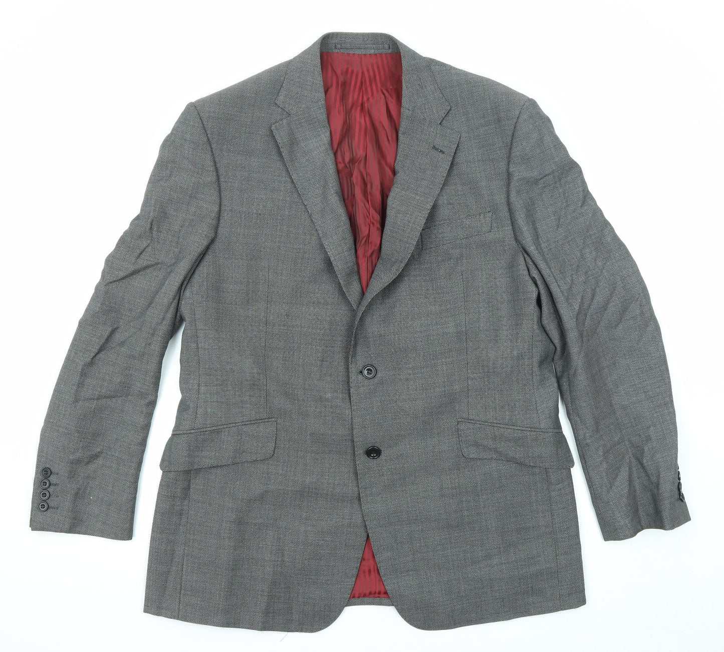Mens UK Size 42 Marks and Spencer Regular Grey Suit Jacket