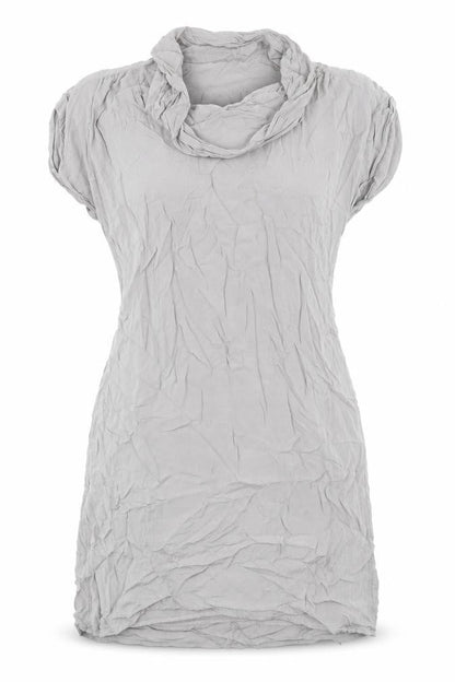 Gap Womens Grey Polyester A-Line Size S Cowl Neck Pullover