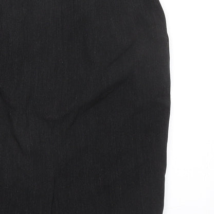 Principles Womens Grey Polyester A-Line Skirt Size 12 Zip