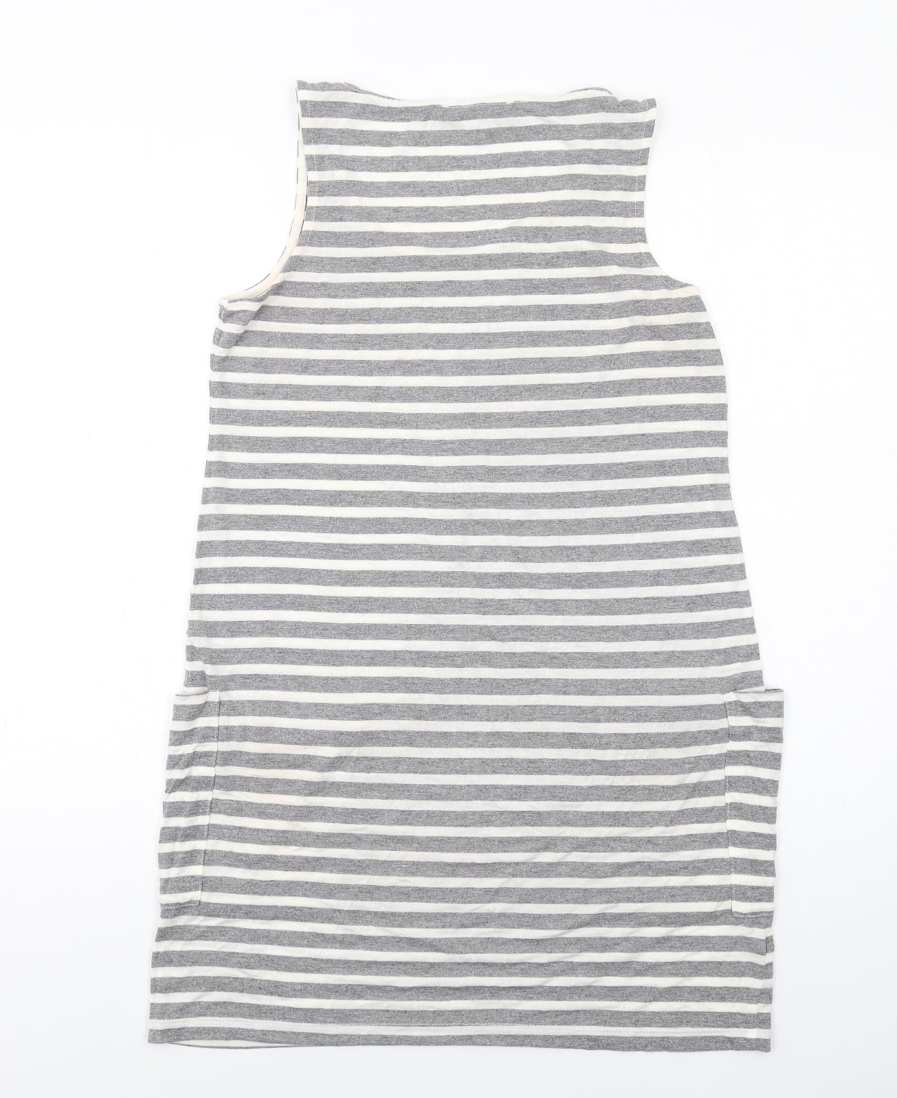 Womens UK Size 8 NEXT Grey Tunic Tank