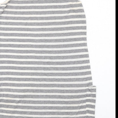 Womens UK Size 8 NEXT Grey Tunic Tank