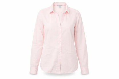 Womens UK Size 10 H&M Pink Basic Button-Up