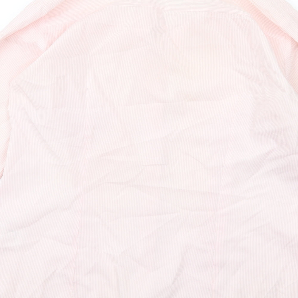Womens UK Size 10 H&M Pink Basic Button-Up