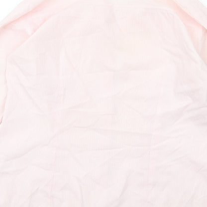 Womens UK Size 10 H&M Pink Basic Button-Up