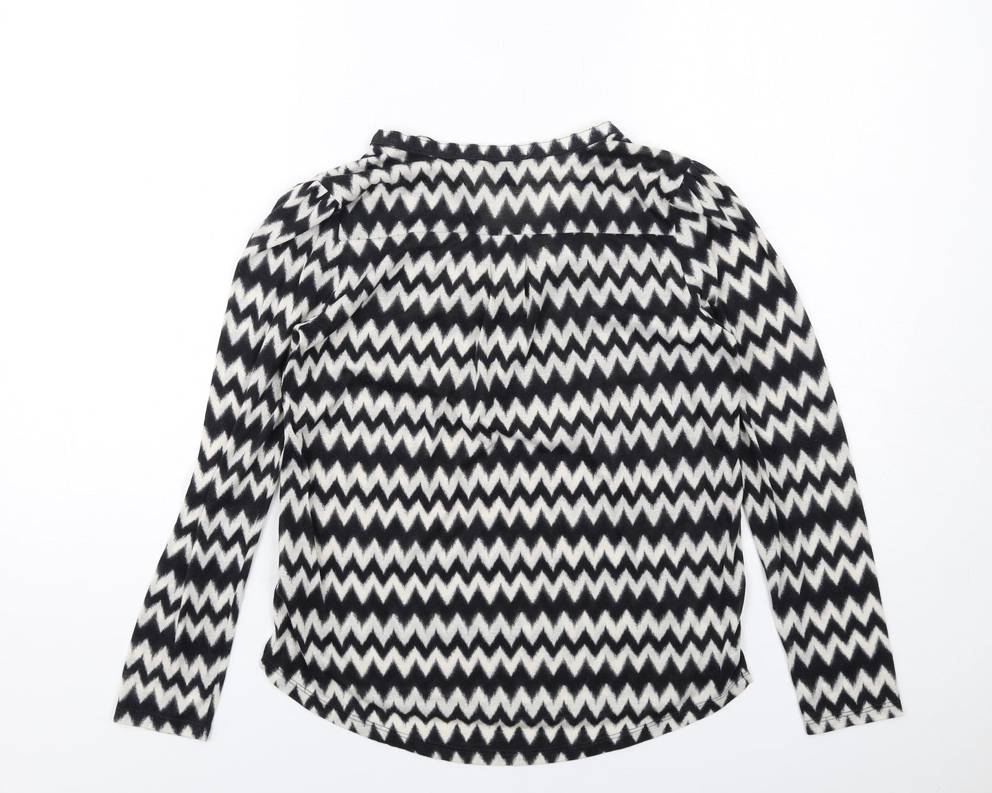 Womens UK Size XS H&M Black Basic Blouse