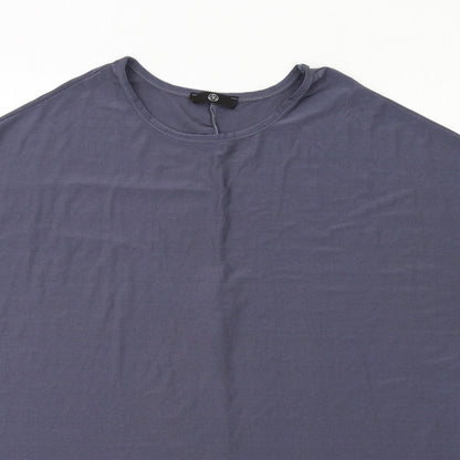 Womens UK Size 10 Missguided Blue Basic T-Shirt