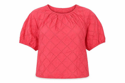 Womens UK Size 8 Marks and Spencer Red Basic Blouse