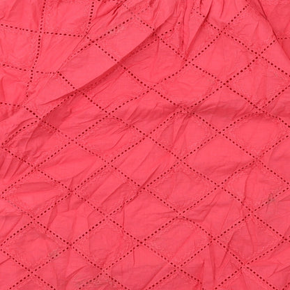 Womens UK Size 8 Marks and Spencer Red Basic Blouse