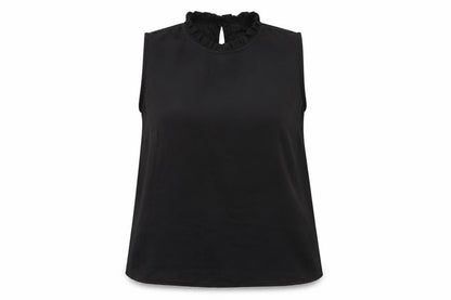 Womens UK Size 8 New Look Black Basic Blouse