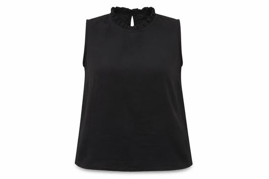 Womens UK Size 8 New Look Black Basic Blouse