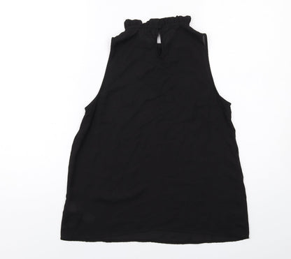 Womens UK Size 8 New Look Black Basic Blouse