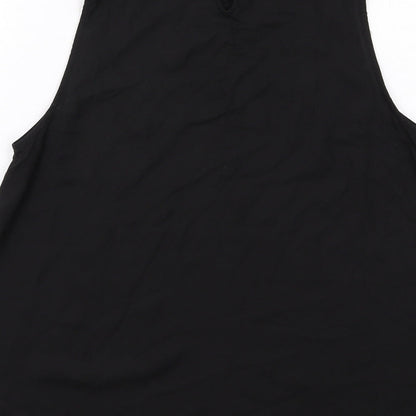 Womens UK Size 8 New Look Black Basic Blouse
