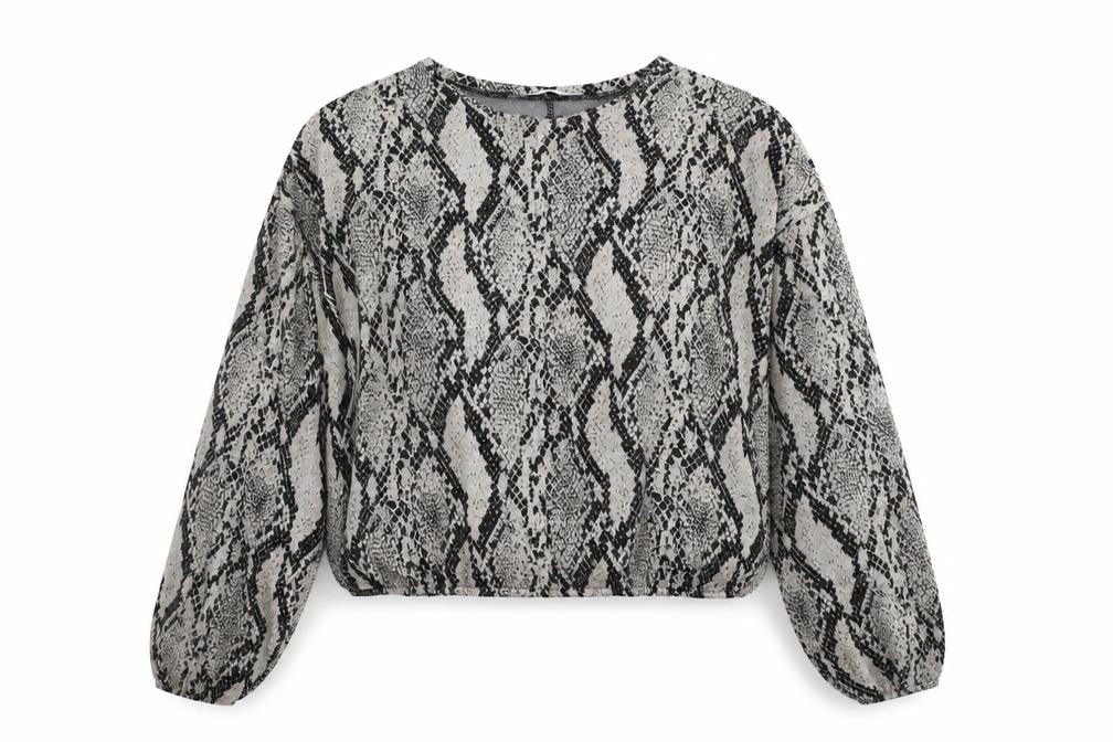 Womens UK Size M Zara Grey Basic Blouse