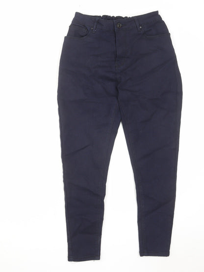 No Apologies Womens Blue Cotton Skinny Jeans Size 26 in L24 in Regular Zip