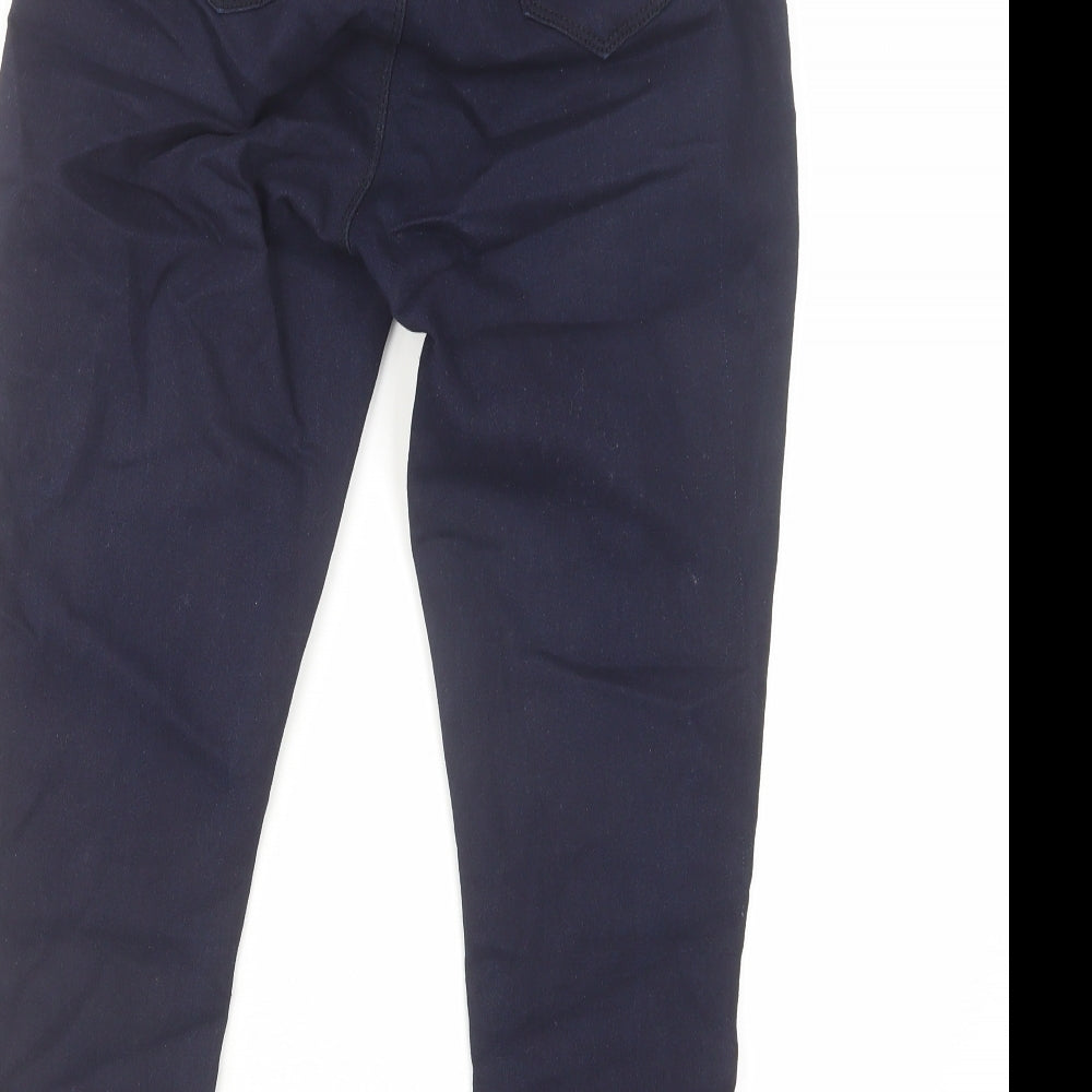 No Apologies Womens Blue Cotton Skinny Jeans Size 26 in L24 in Regular Zip