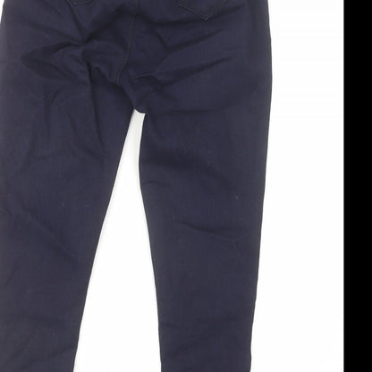 No Apologies Womens Blue Cotton Skinny Jeans Size 26 in L24 in Regular Zip