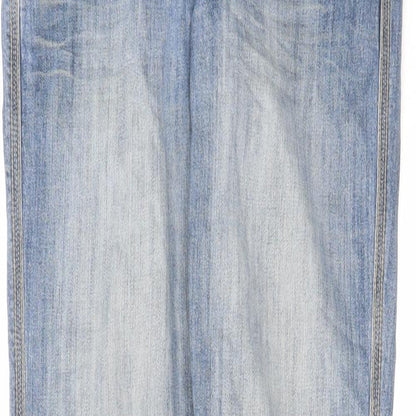 NEXT Womens Blue Cotton Skinny Jeans Size 8 L31 in Regular Zip