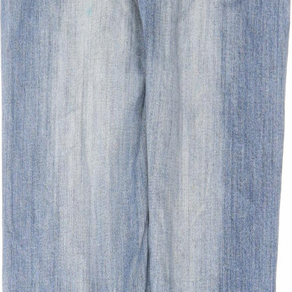 NEXT Womens Blue Cotton Skinny Jeans Size 8 L31 in Regular Zip