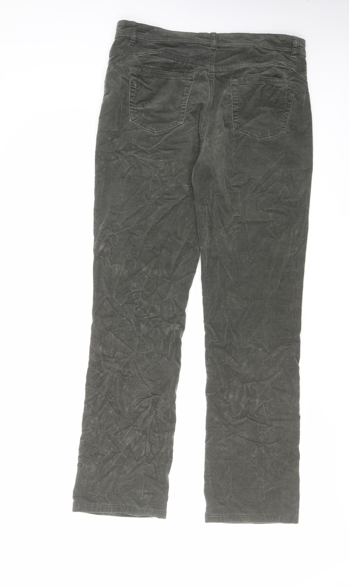 Womens UK Size 32 in Per Una Regular Fit  Green Trousers