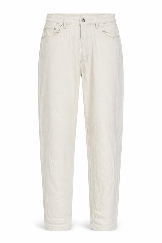 Womens UK Size 12 H&M Regular Fit Mom Ivory Jeans