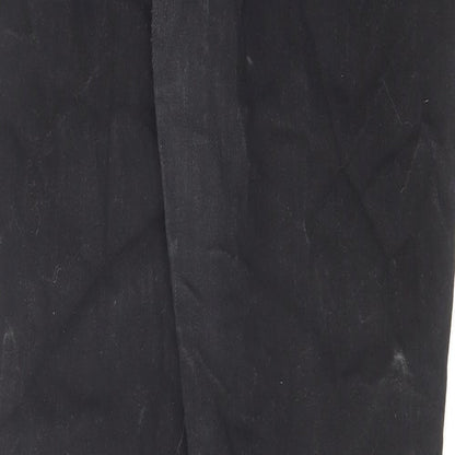 Womens UK Size 14 American Eagle Outfitters Regular Fit Skinny Black Jeans