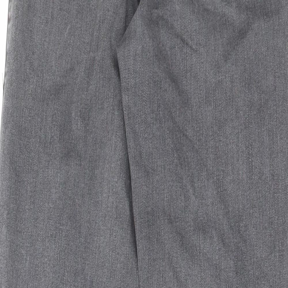 Topshop Womens Grey Cotton Skinny Jeans Size 30 in L32 in Regular Zip