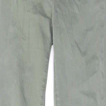 Denim & Co. Womens Green Cotton Skinny Jeans Size 6 L29 in Regular Zip