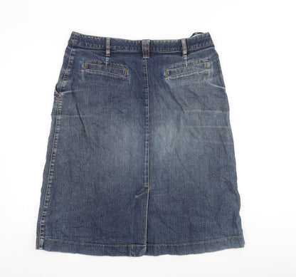Womens UK Size 36 in Artigiano A-Line Denim Skirt