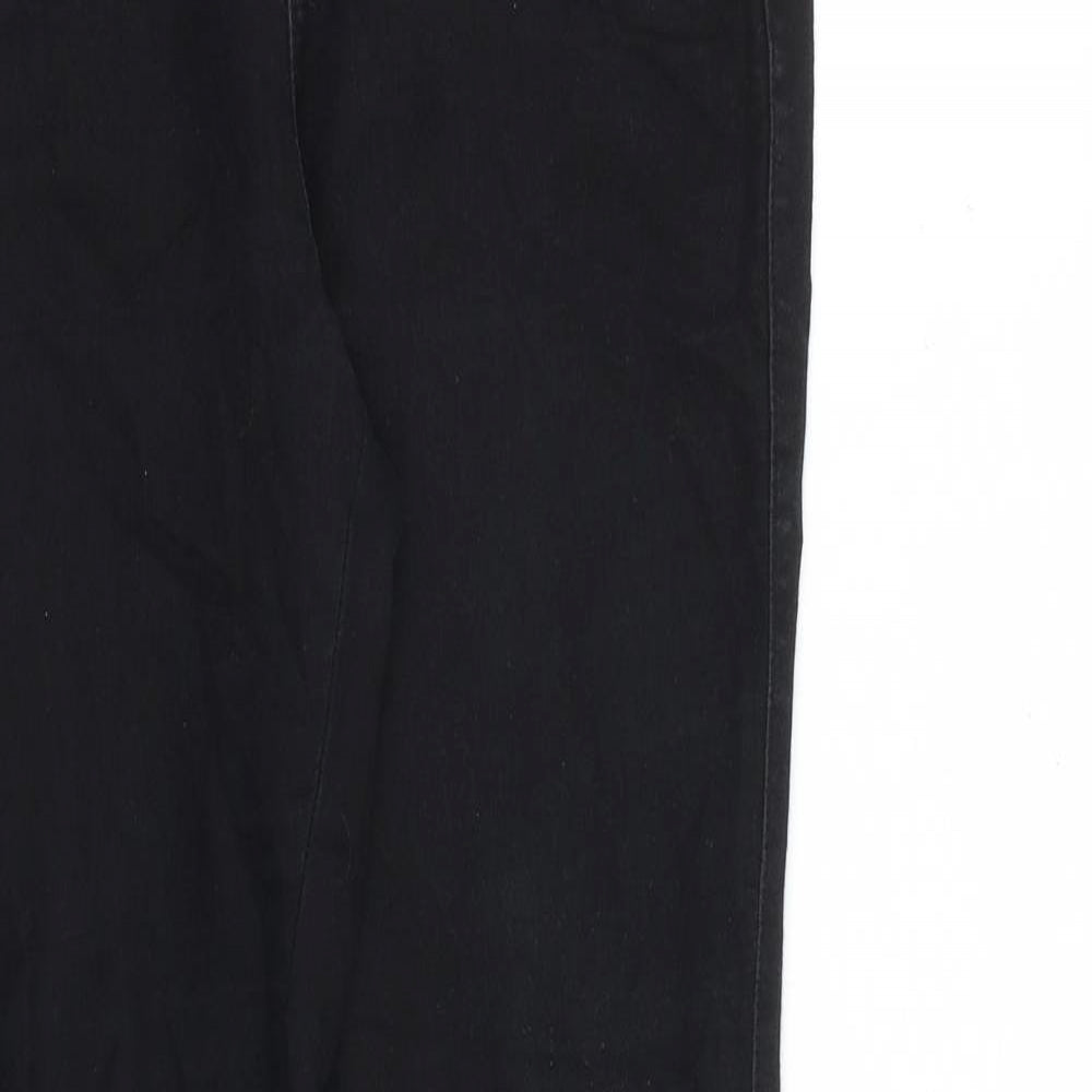 Denim & Co. Womens Black Cotton Jegging Jeans Size 10 L29 in Regular