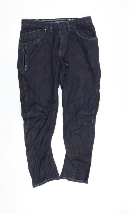 Mens UK Size 32 in NEXT Regular Fit Tapered Blue Jeans