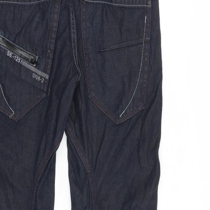 Mens UK Size 32 in NEXT Regular Fit Tapered Blue Jeans