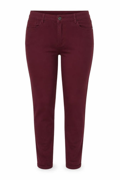 Womens UK Size 12 Debenhams Slim Fit Skinny Red Jeans